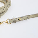 Miu Miu Matelasse Hand Bag Vitellolux 2way Beige Gold Auth 210290A-14
