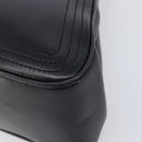 LOEWE Hand Bag Leather Black Auth 210296-11