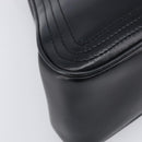 LOEWE Hand Bag Leather Black Auth 210296-12