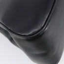 LOEWE Hand Bag Leather Black Auth 210296-14