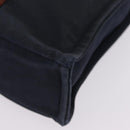 HERMES New Fourre Tout PM Hand Bag Canvas Navy Silver Auth 210303-13