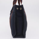 HERMES New Fourre Tout PM Hand Bag Canvas Navy Silver Auth 210303-5