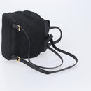 PRADA Backpack Nylon Black Gold Auth 210304-10