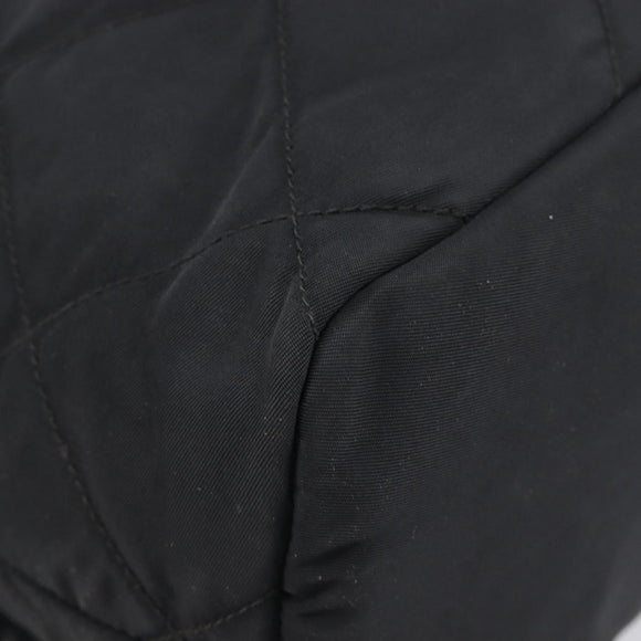PRADA Backpack Nylon Black Gold Auth 210304