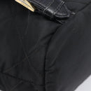 PRADA Backpack Nylon Black Gold Auth 210304-17