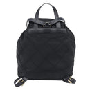 PRADA Backpack Nylon Black Gold Auth 210304-3