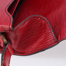 LOUIS VUITTON Epi Cartesier MM Shoulder Bag Red M52247 LV Auth 210305-19