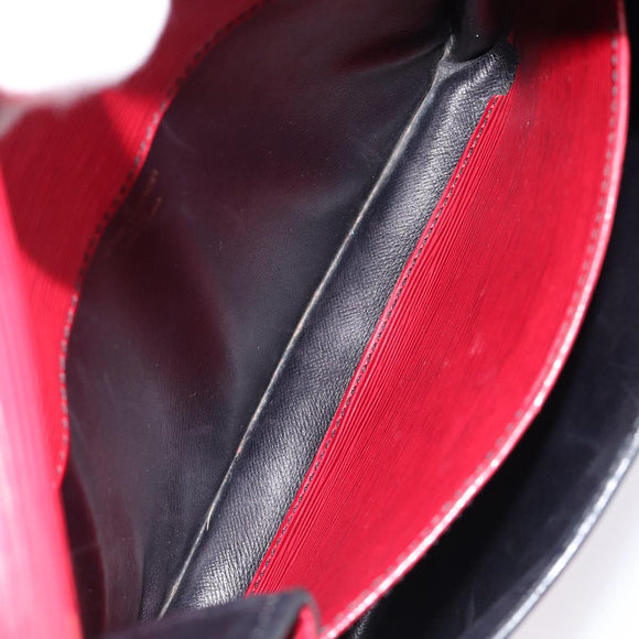 LOUIS VUITTON Epi Cartesier MM Shoulder Bag Red M52247 LV Auth 210305