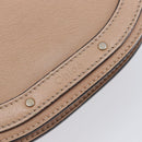 Chloe Nile Hand Bag Leather 2way Pink Gold Auth 210308A-16