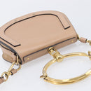 Chloe Nile Hand Bag Leather 2way Pink Gold Auth 210308A-6