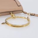 Chloe Nile Hand Bag Leather 2way Pink Gold Auth 210308A-7