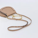 Chloe Nile Hand Bag Leather 2way Pink Gold Auth 210308A-9