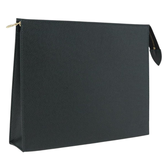 LOUIS VUITTON Taiga Poche Toilette 26 Pouch Epicea LV Auth 210309