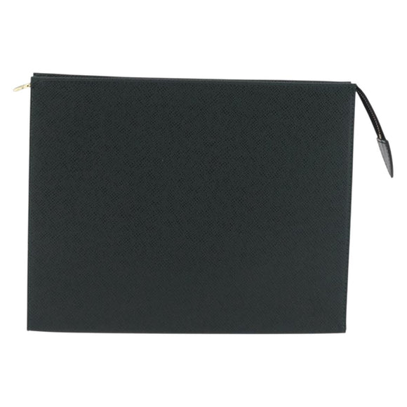 LOUIS VUITTON Taiga Poche Toilette 26 Pouch Epicea LV Auth 210309