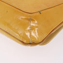 LOUIS VUITTON Monogram Vernis Thompson Street Bag Lime Yellow M91071 Auth 210311-17