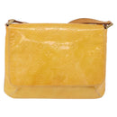 LOUIS VUITTON Monogram Vernis Thompson Street Bag Lime Yellow M91071 Auth 210311-2
