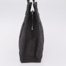 HERMES Her Line PM Hand Bag Canvas Gray Silver Auth 210312-4