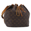 LOUIS VUITTON Monogram Petit Noe Shoulder Bag M42226 LV Auth 210313-1
