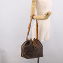 LOUIS VUITTON Monogram Petit Noe Shoulder Bag M42226 LV Auth 210313-18