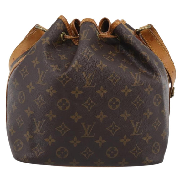 LOUIS VUITTON Monogram Petit Noe Shoulder Bag M42226 LV Auth 210313