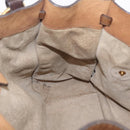 Miu Miu Hand Bag Leather Brown Gold Auth 210317-20