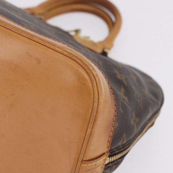 LOUIS VUITTON Monogram Alma Hand Bag M51130 LV Auth 210321