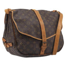 LOUIS VUITTON Monogram Saumur 30 Shoulder Bag M42256 LV Auth 210323-1
