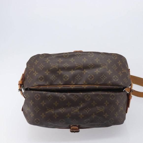 LOUIS VUITTON Monogram Saumur 30 Shoulder Bag M42256 LV Auth 210323