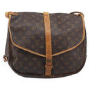 LOUIS VUITTON Monogram Saumur 30 Shoulder Bag M42256 LV Auth 210323-2