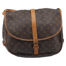 LOUIS VUITTON Monogram Saumur 30 Shoulder Bag M42256 LV Auth 210323-3
