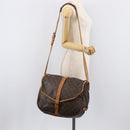 LOUIS VUITTON Monogram Saumur 30 Shoulder Bag M42256 LV Auth 210323-33