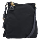 PRADA Shoulder Bag Nylon Black Auth 210324-1