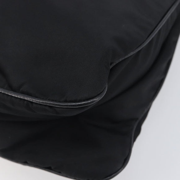 PRADA Shoulder Bag Nylon Black Auth 210324