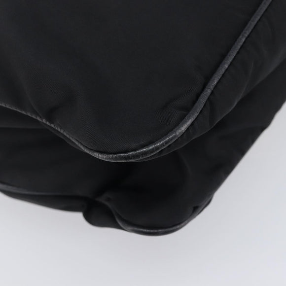 PRADA Shoulder Bag Nylon Black Auth 210324