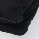 PRADA Shoulder Bag Nylon Black Auth 210324-12