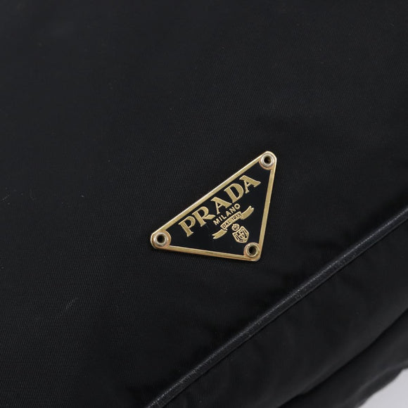 PRADA Shoulder Bag Nylon Black Auth 210324