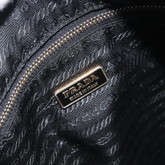 PRADA Shoulder Bag Nylon Black Auth 210324