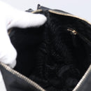 PRADA Shoulder Bag Nylon Black Auth 210324-20