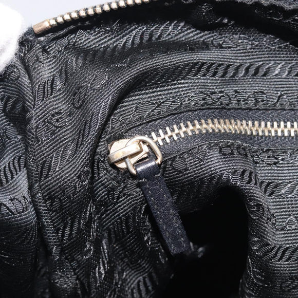 PRADA Shoulder Bag Nylon Black Auth 210324