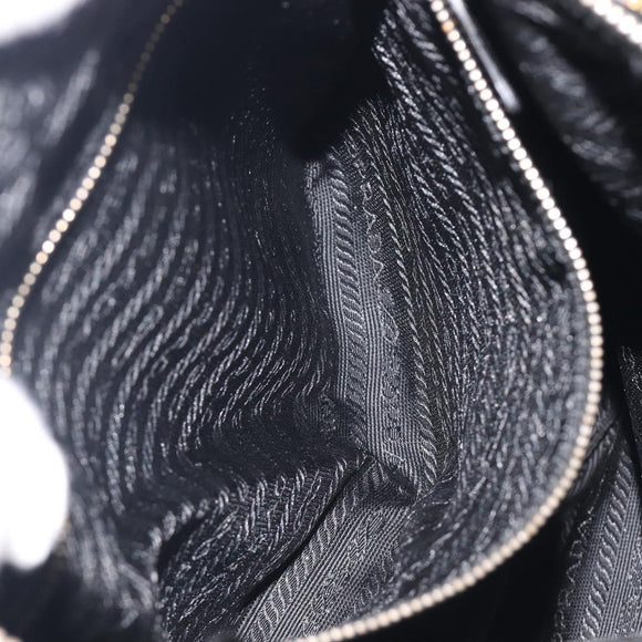 PRADA Shoulder Bag Nylon Black Auth 210324