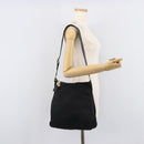 PRADA Shoulder Bag Nylon Black Auth 210324-25