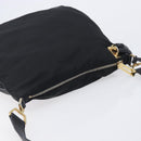 PRADA Shoulder Bag Nylon Black Auth 210324-6