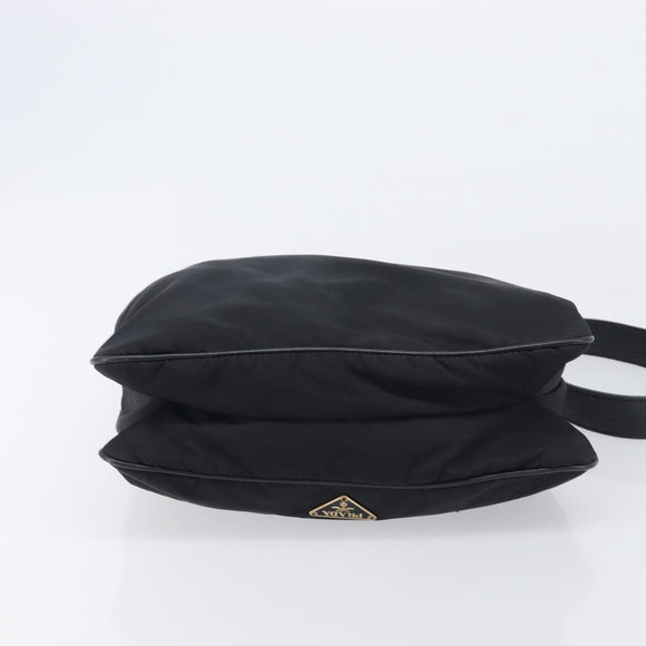 PRADA Shoulder Bag Nylon Black Auth 210324