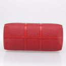 LOUIS VUITTON Epi Keepall 55 Boston Bag Red M42957 LV Auth 210325V-10