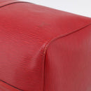 LOUIS VUITTON Epi Keepall 55 Boston Bag Red M42957 LV Auth 210325V-11