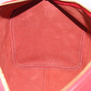 LOUIS VUITTON Epi Keepall 55 Boston Bag Red M42957 LV Auth 210325V-20