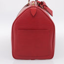LOUIS VUITTON Epi Keepall 55 Boston Bag Red M42957 LV Auth 210325V-4