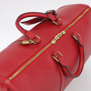 LOUIS VUITTON Epi Keepall 55 Boston Bag Red M42957 LV Auth 210325V-6
