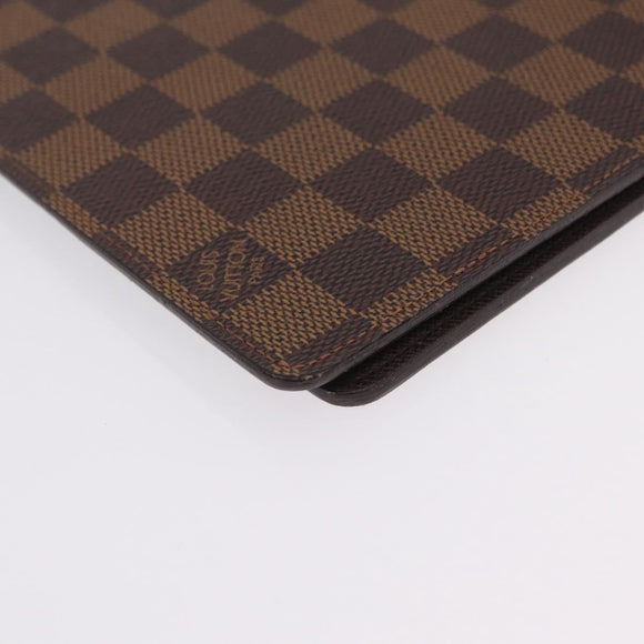 LOUIS VUITTON Damier Ebene Agenda Bureau Day Planner Cover R20702 Auth 210330A