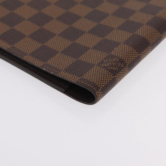 LOUIS VUITTON Damier Ebene Agenda Bureau Day Planner Cover R20702 Auth 210330A